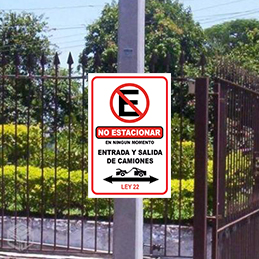 aluminio, rotulo, rotulo para exterior